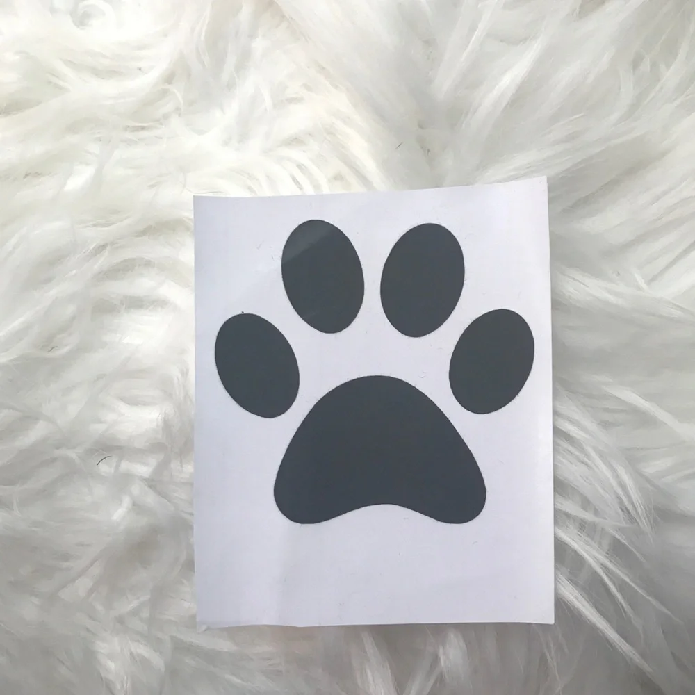 🐾 Paw Print Vinyl Decal Sticker Teal Blue